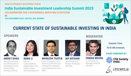 The Current State of Sustainable Investing in India